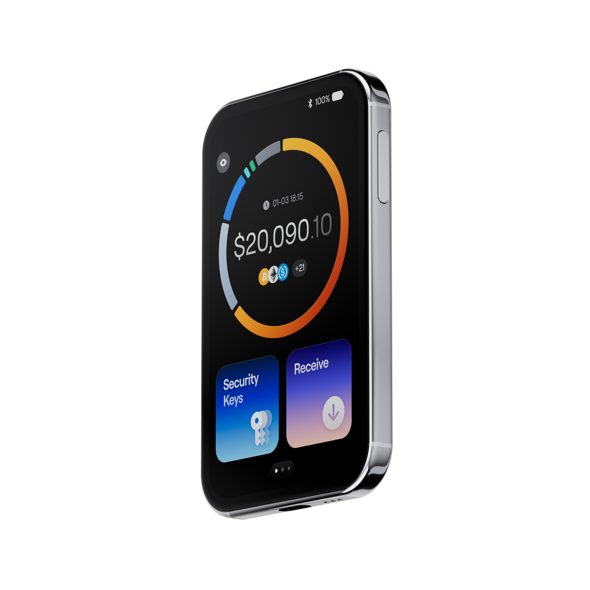 OneKey Pro 2 Hardware Wallet - 4 x EAL6+ Certified Secure Elements - Quantum-Ready - Biometric - Open Source