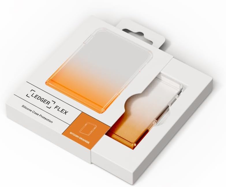 Ledger Flex Protective Case Package - BTC Orange