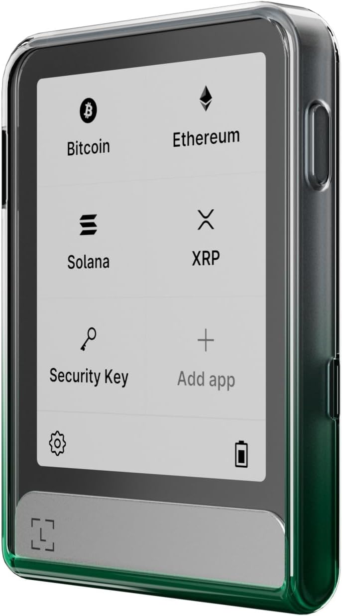 Ledger Flex Protective Case with Device Image - Green