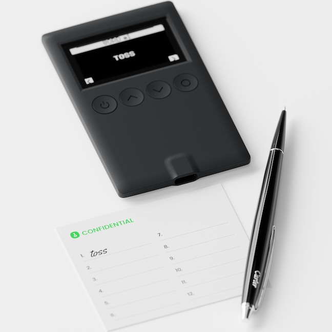 OneKey Classic 1S Recovery Phrase