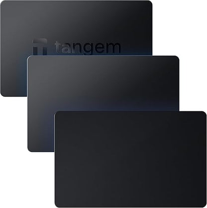 Tangem Wallet 3 Card Set - NFC Hardware Wallet - Seedless - EAL6+ Secure Element