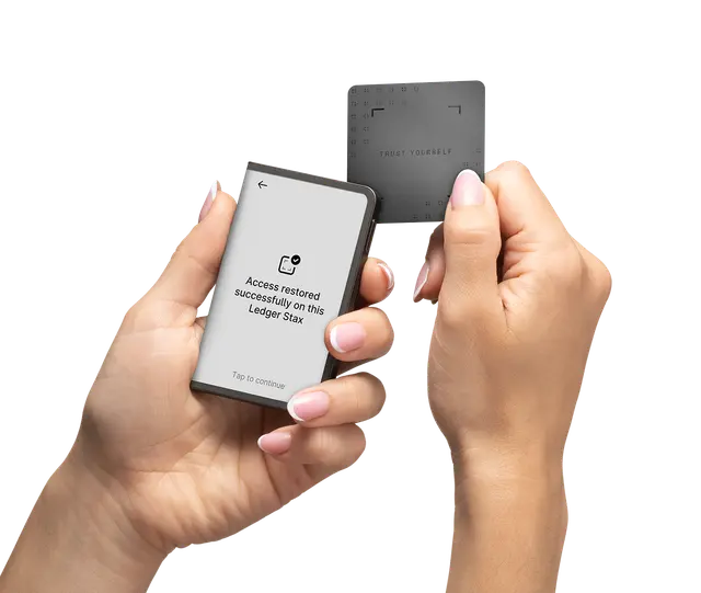 Ledger Stax Product w recovery key