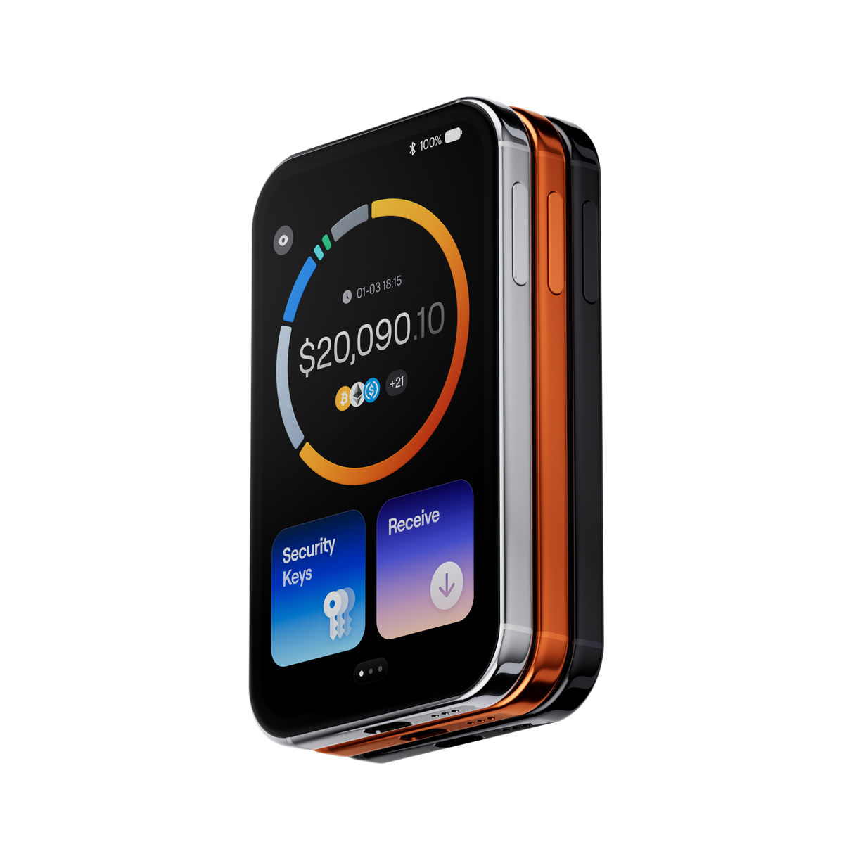OneKey Pro 2 Hardware Wallet - 4 x EAL6+ Certified Secure Elements - Quantum-Ready - Biometric - Open Source